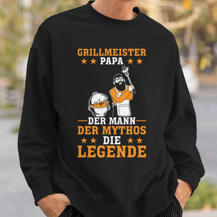 Vatertag Grillen Bbq Grillmeister Papa Barbecue Sweatshirt Geschenke für Ihn