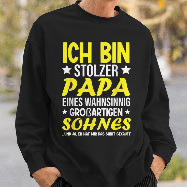 Vatertag Stolzer-Papa -Om Großartigen Sohn Bekommen Sweatshirt Geschenke für Ihn