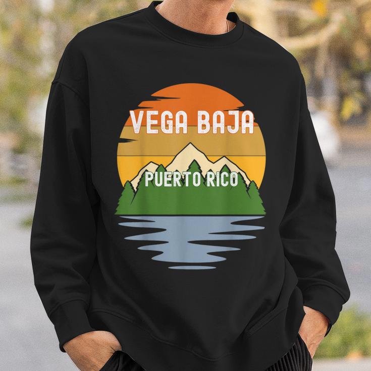 From Vega Baja Puerto Rico Vintage Sunset Sweatshirt Gifts for Him