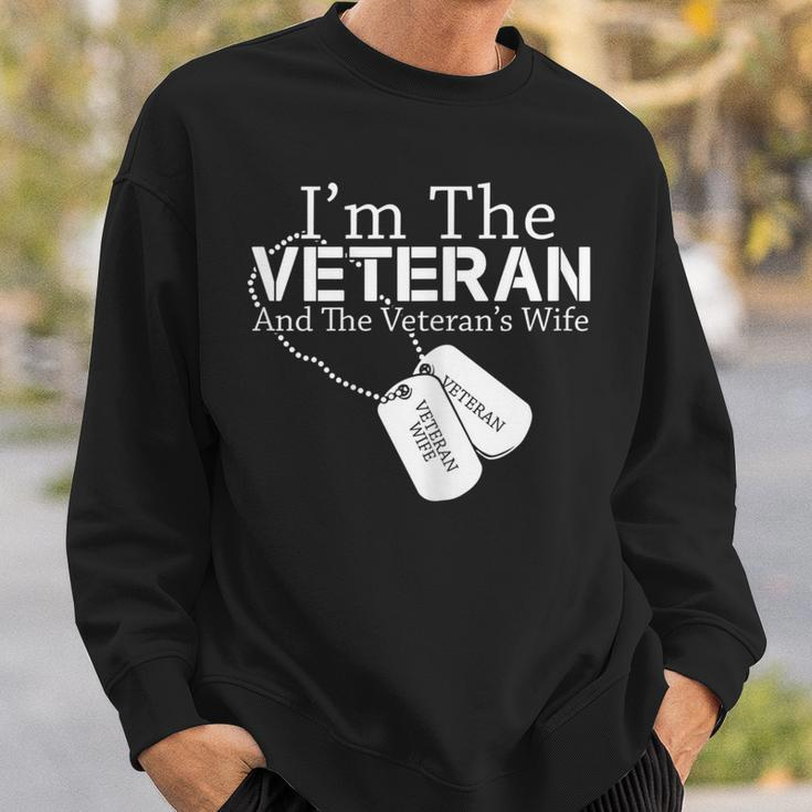I Am The Veteran Veterans Day Us Military Patriotic Sweatshirt Gifts for Him