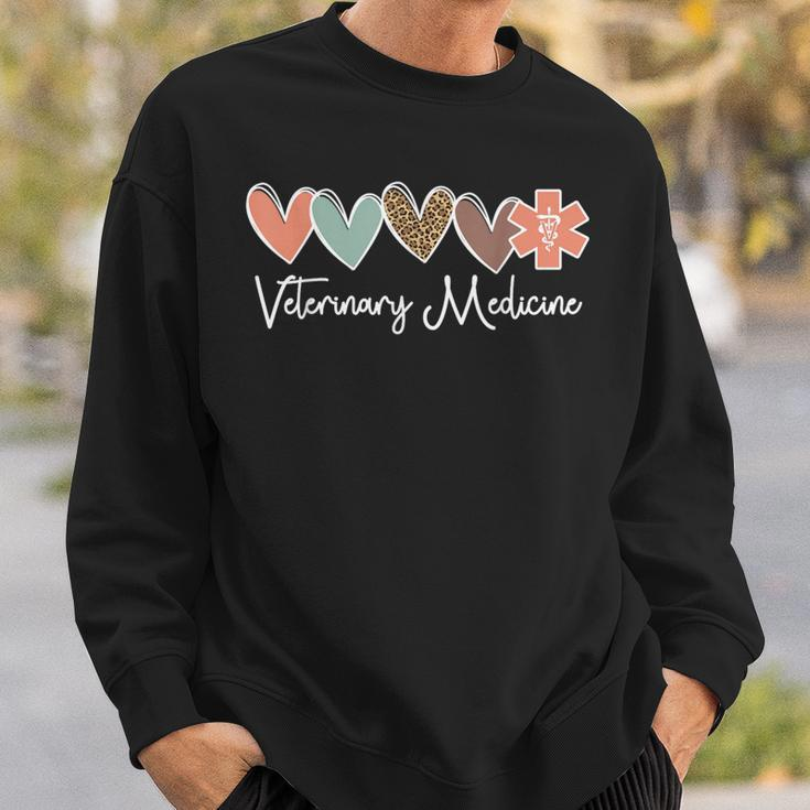 Veterinary Medicine Veterinarian Vet Tech Sweatshirt Gifts for Him