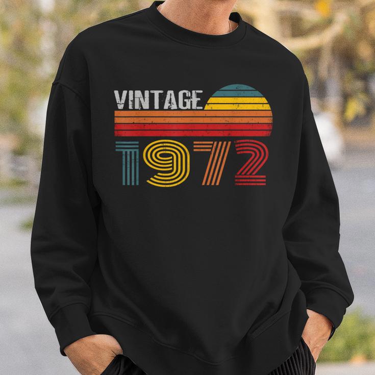 Vintage 1972 1972 Born In 1972 Vintage 1972 Sweatshirt Gifts for Him