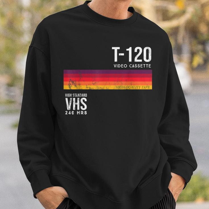 Vintage 80S Video Cassette Tape Vhs Sweatshirt Geschenke für Ihn