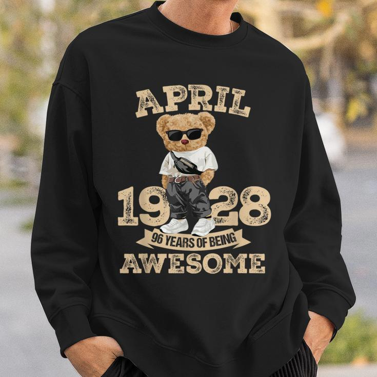 Vintage April 1928 96Th Birthday 96 Year Old Women Sweatshirt Gifts for Him
