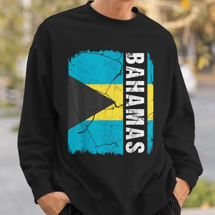 Vintage Bahamian Flag Bahamas Pride Roots Heritage Sweatshirt Gifts for Him