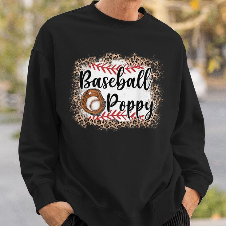 Vintage Baseball Poppy Leopard Baseball Pride Sweatshirt Gifts for Him