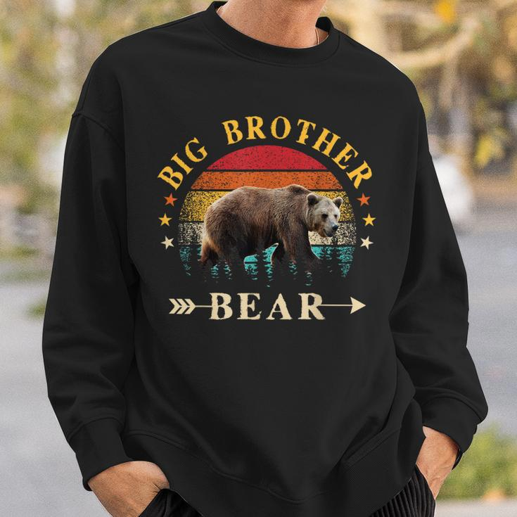 Vintage Bruder Bäratertag Passend Camping Sweatshirt Geschenke für Ihn