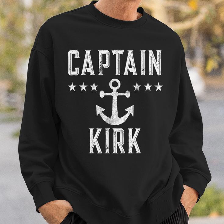 Vintage Captain Kirk Family Cruise Or Lake Boating Sweatshirt Gifts for Him