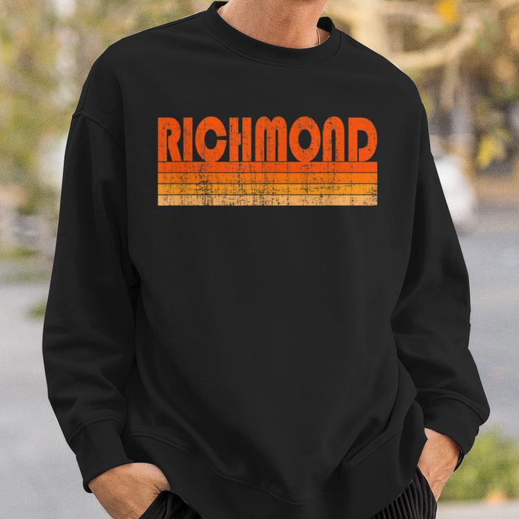 Vintage Grunge Style Richmond Virginia Sweatshirt Gifts for Him