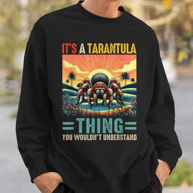Vintage Retro Joke Tarantula Thing Costume Zoo Animal Sweatshirt Gifts for Him