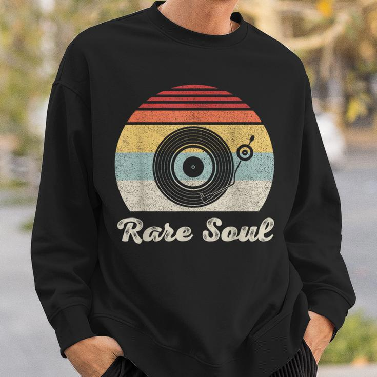 Vintage Retro Rare Soul Dj Turntable Music Old School Sweatshirt Gifts for Him