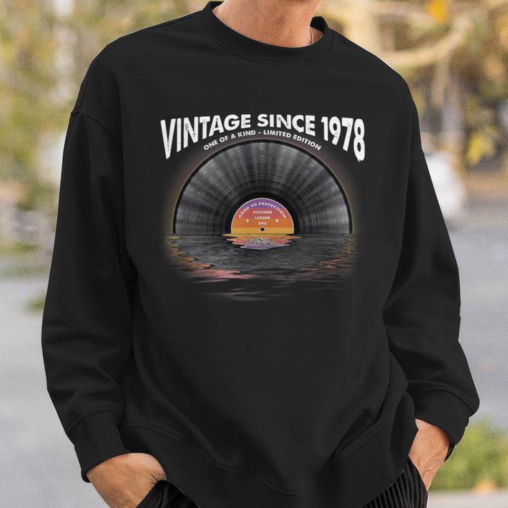 Vintage Seit 1978 Retro-Disco-Musikinyl-Lp-Schallplatte Sweatshirt Geschenke für Ihn