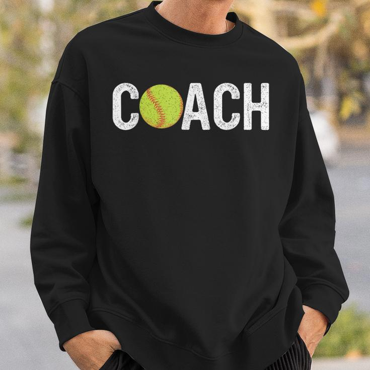 Vintage Softball Coaches Appreciation Softball Coach Sweatshirt Gifts for Him