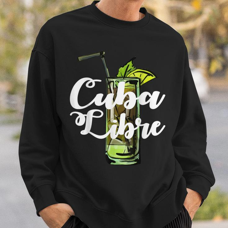 Viva Libre Cocktail Cuba Sweatshirt Geschenke für Ihn