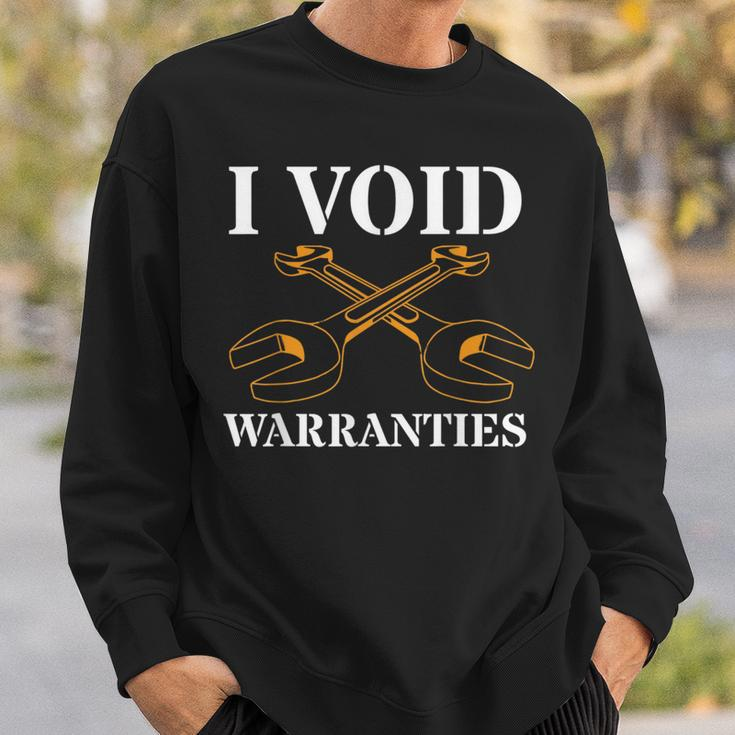 I Void Warranties Wrench For Car Lovers & Mechanics Sweatshirt Gifts for Him