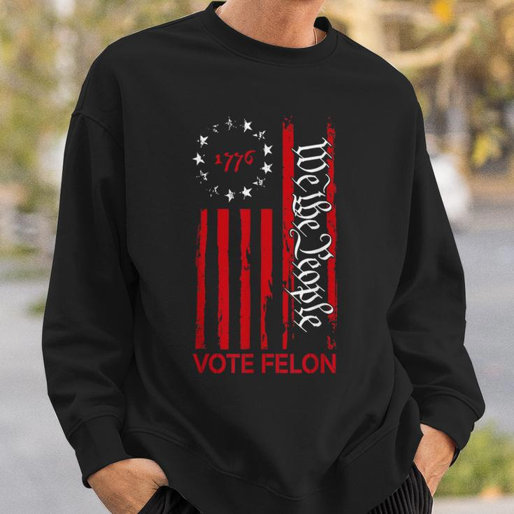 Vote Felon Trump 2024 45 And 47 Voting For The Felon Sweatshirt Gifts for Him