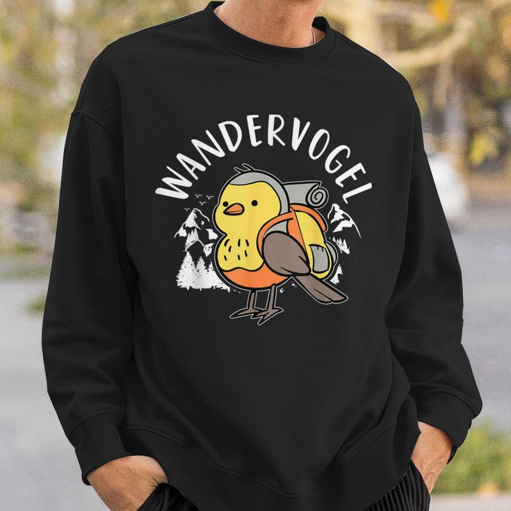 Wandervogel Urlaub Reisen Natur Vogelfan Bird Lover Sweatshirt Geschenke für Ihn