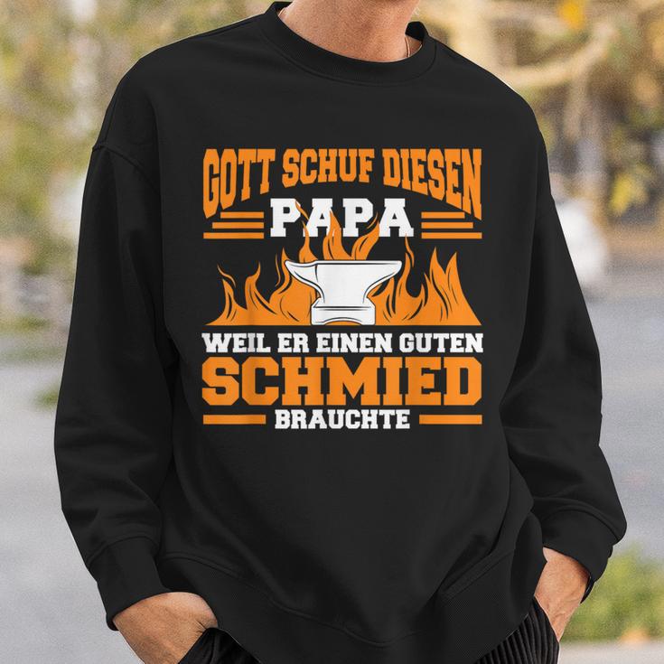 Weapon Schmied Papa Schmiedekunst Forging Hammer Sweatshirt Geschenke für Ihn