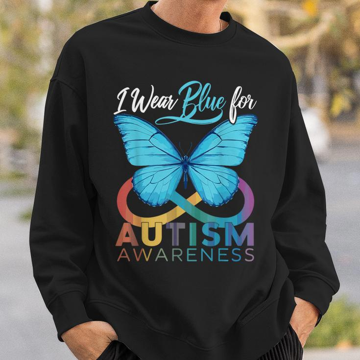 I Wear Blue For Autism Awareness Autism Awareness Month Sweatshirt Gifts for Him