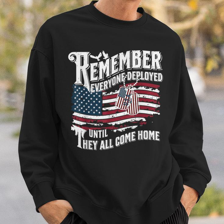 We Wear Red Friday Military Support Our Troops Deployment Sweatshirt Gifts for Him