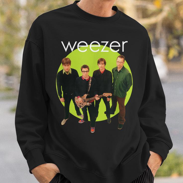 Weezer Green Album Circle Sweatshirt Gifts for Him