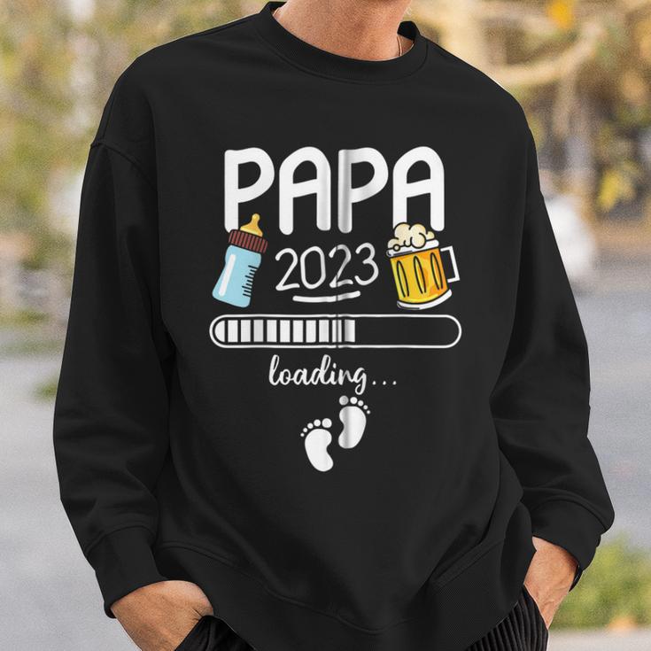 Werdende Papa Geschenk Für Werdendeater Papa 2023 Loading Kapuzenjacke Sweatshirt Geschenke für Ihn