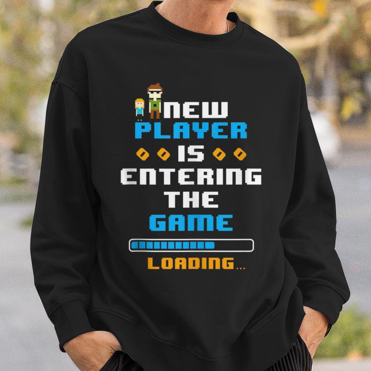 Werdender Papa Geschenk Schwangerschaft Partner Gamerater Sweatshirt Geschenke für Ihn