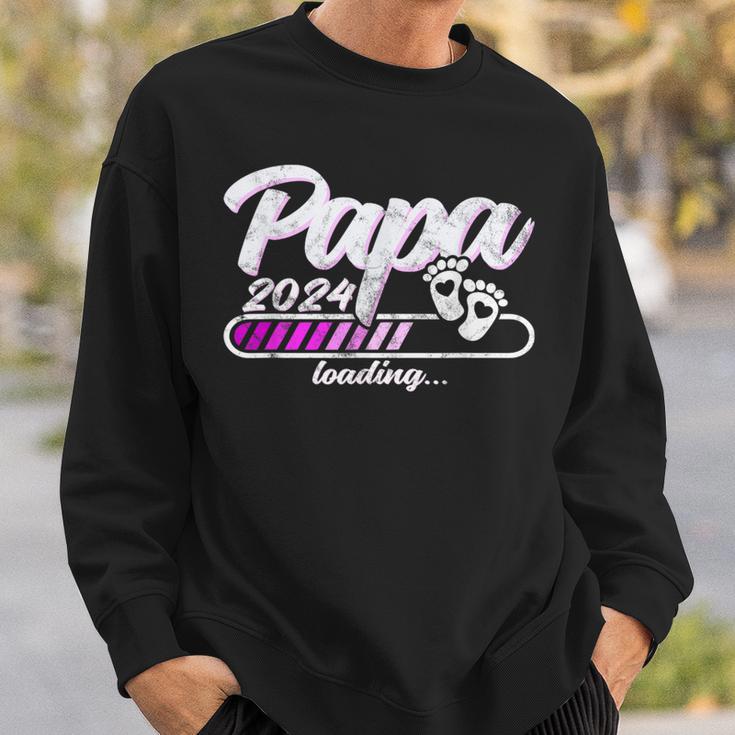 Werdenderater Papa 2024 Loading Sweatshirt Geschenke für Ihn