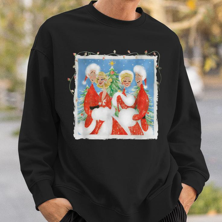 White Christmas Movie 1954 Xmas Snow Holiday Pajamas Retro Sweatshirt Gifts for Him