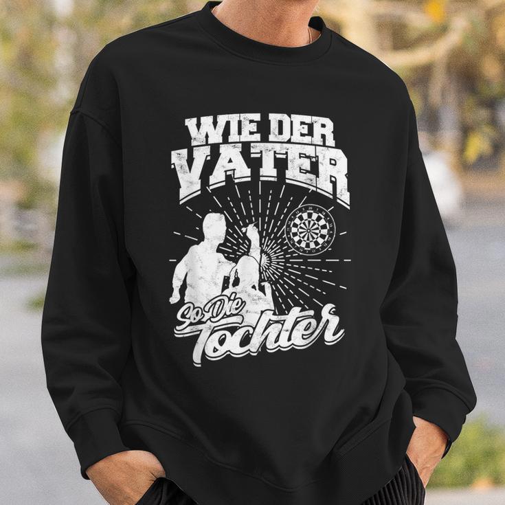 Wie Der Fater So Die Tochter Darts Darts Dart Player Dart S Sweatshirt Geschenke für Ihn