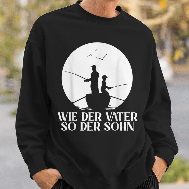 Wie Derater So Der Shn Angler Partner Look Dad & Son Sweatshirt Geschenke für Ihn