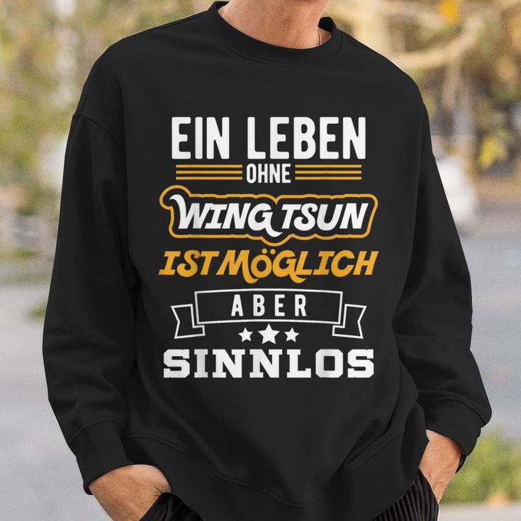 Wing Tsun I Leben Sinnlos Martial Arts Sweatshirt Geschenke für Ihn