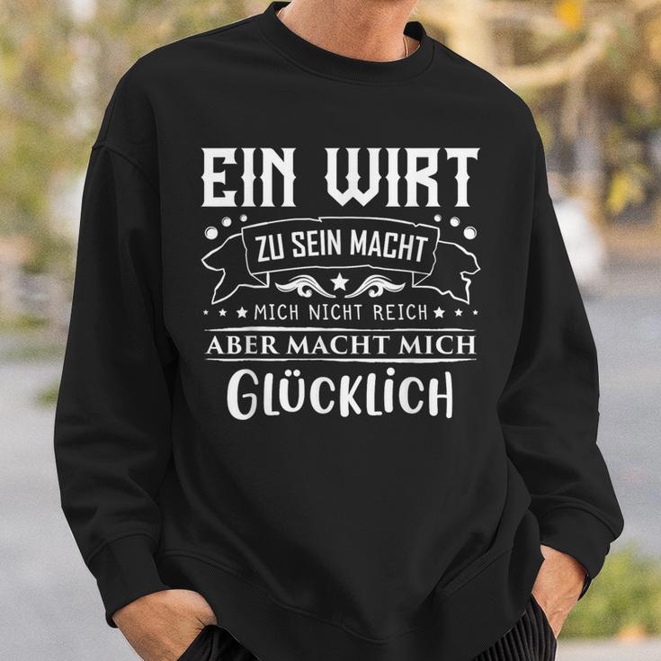 Wirt Betriebswirt Gasthot Gastronome Sweatshirt Geschenke für Ihn