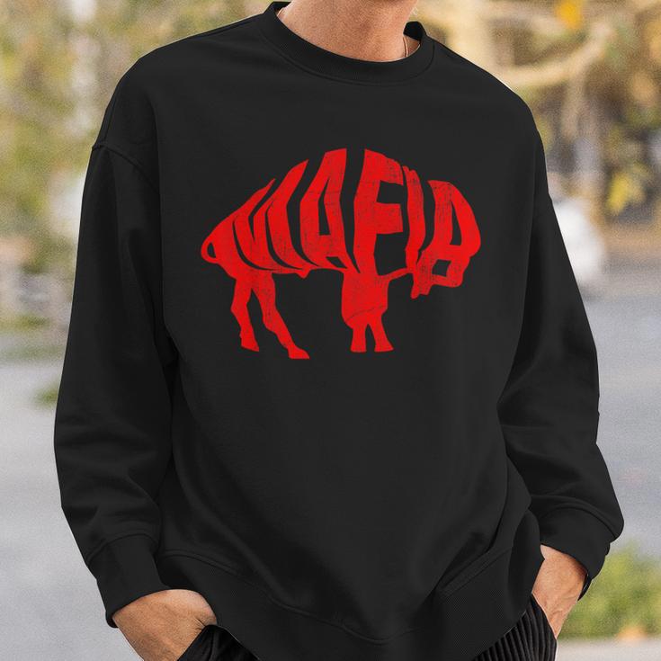 Wny Pride Faded Red Buffalo Sweatshirt Gifts for Him