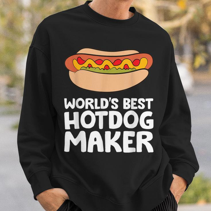 World's Best Hotdog Maker Hot Dog Sweatshirt Gifts for Him