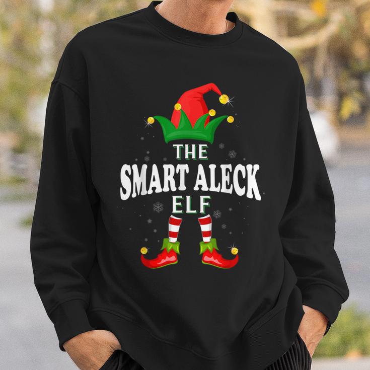 Xmas Smart Aleck Elf Family Matching Christmas Pajama Sweatshirt Gifts for Him