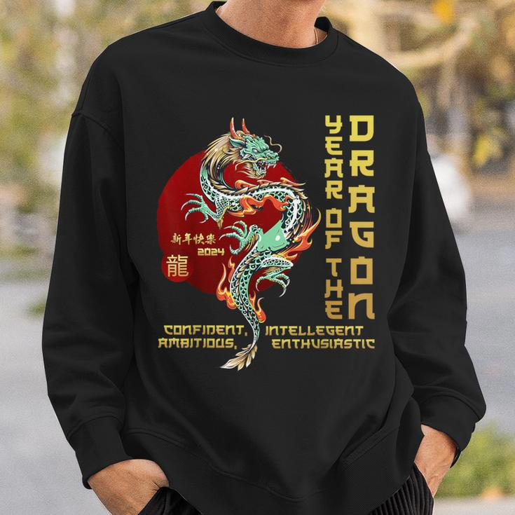 Year Of The Dragon Chinese Zodiac Lunar New Year 2024 Sweatshirt Gifts for Him