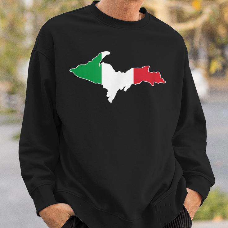 Yooper Italian Upper Peninsula Michigan Sweatshirt Gifts for Him