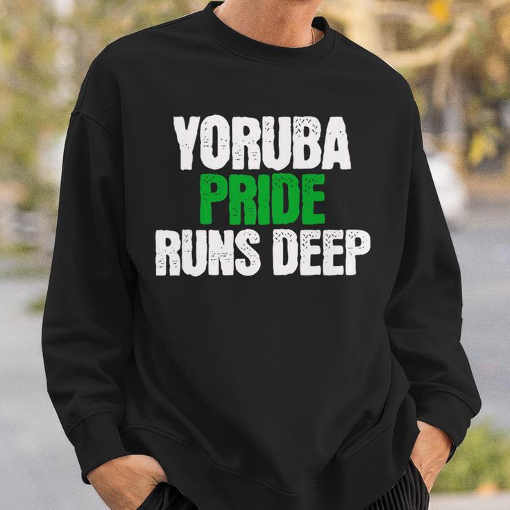 Yoruba Pride Runs Deep Ancestry Initiation Sweatshirt Gifts for Him