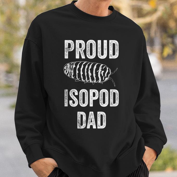 Zebra Isopod Roly Poly Proud Isopod Dad Pill Bug Sweatshirt Gifts for Him