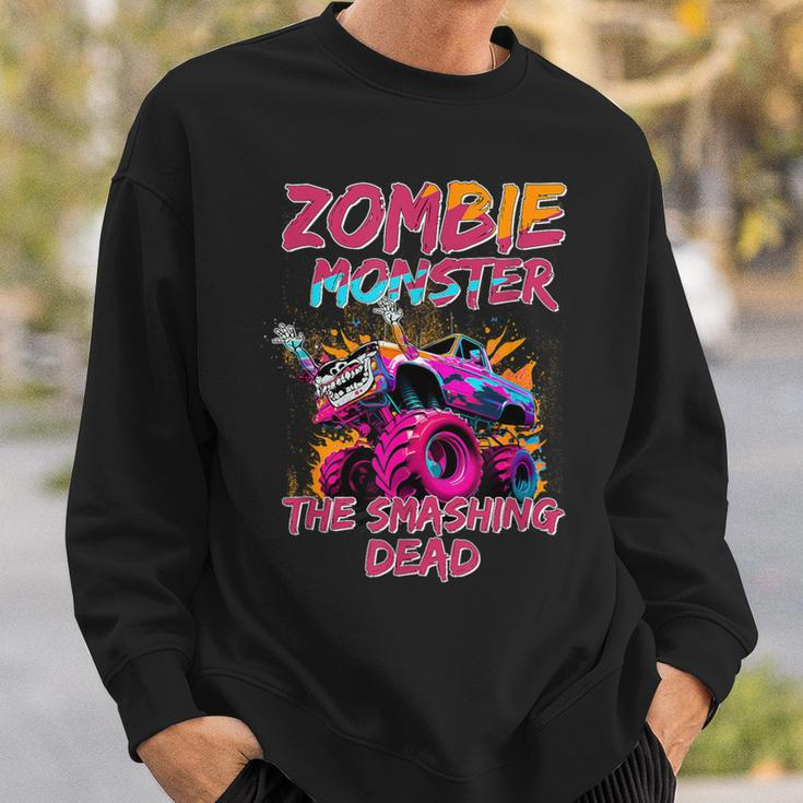 Zombie Monster Truck The Smashing Dead Sweatshirt Gifts for Him