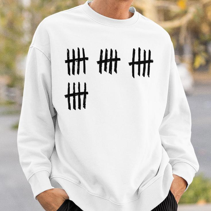 20Th Birthday Outfit 20 Years Old Tally Marks Anniversary Sweatshirt Gifts for Him