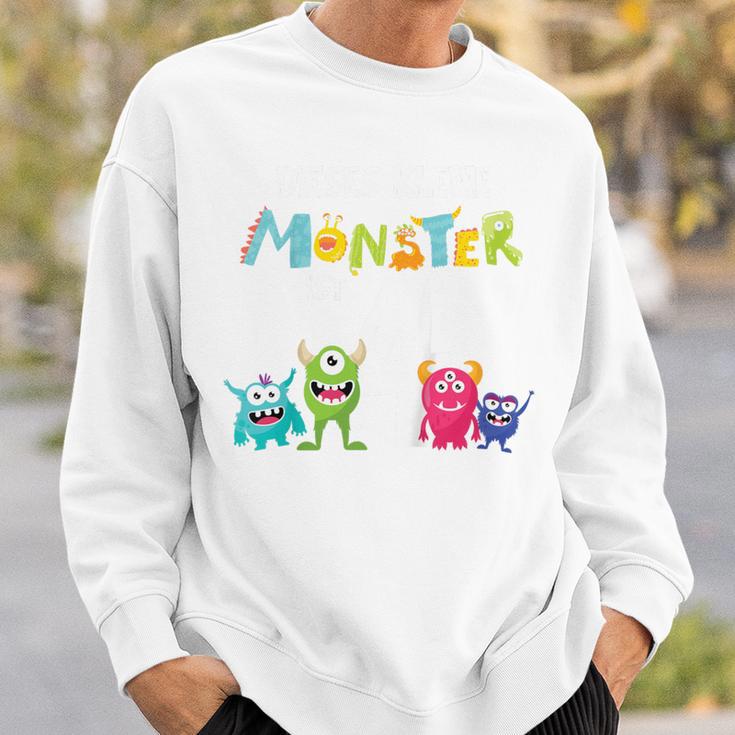 4. Geburtstag Sweatshirt, Ich Bin Schon 4 Jahre Monster Motiv Geschenke für Ihn