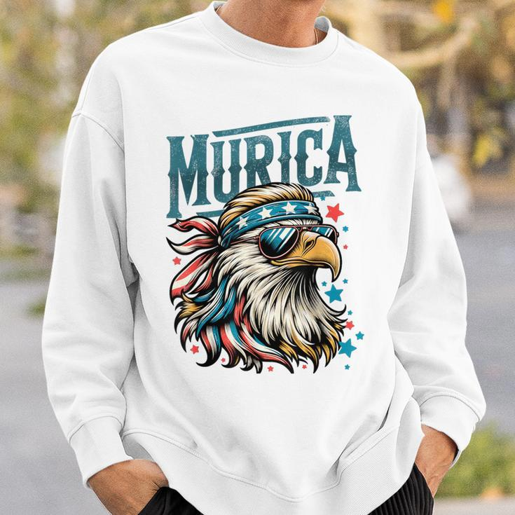 4Th Of July Patriotic Eagle July 4Th Usa Murica Sweatshirt Gifts for Him