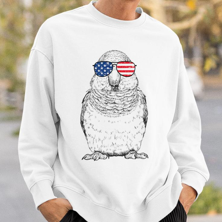 4Th Of July Quaker Parrot Bird Patriotic Usa Sunglasses Sweatshirt Gifts for Him