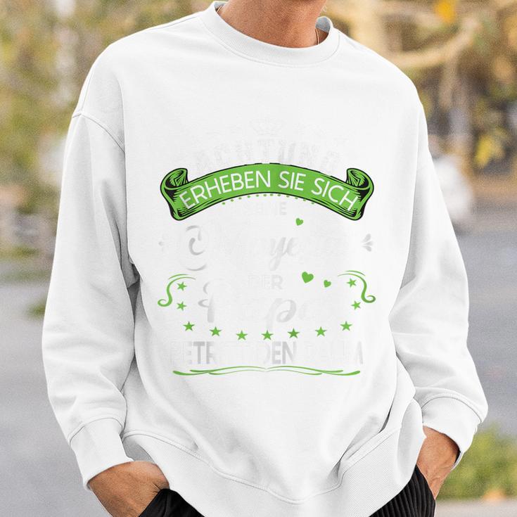 Achtung Seine Majestät Der Papaatertagsgeschenk Spruch Kapuzenjacke Sweatshirt Geschenke für Ihn