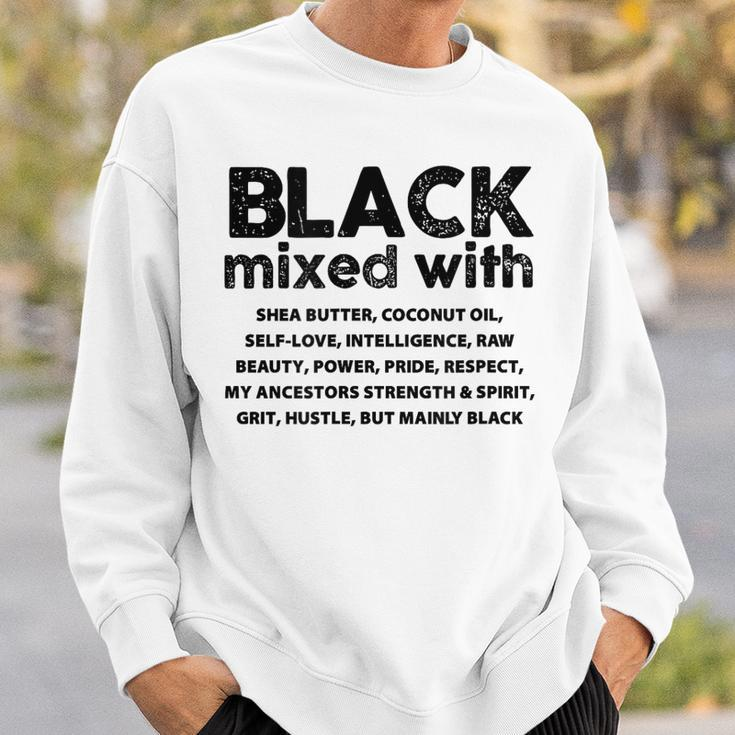 African American Black Mixed With Shea Melanin Sweatshirt Gifts for Him