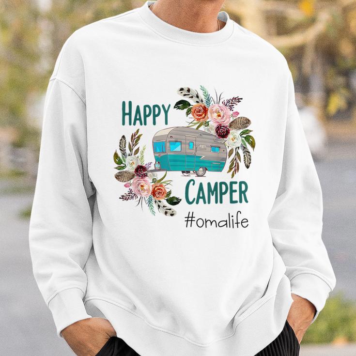 Amazing Happy Camper Oma Life Sweatshirt Gifts for Him