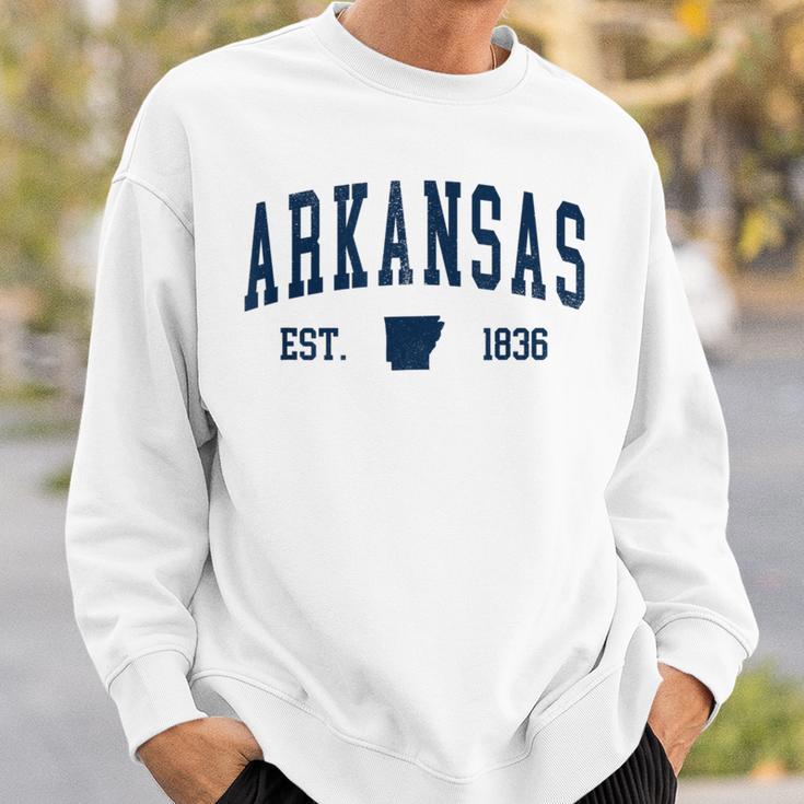 Arkansas Map 1836 Vintage Souvenirs Arkansas Sweatshirt Gifts for Him