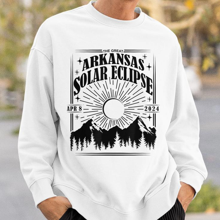 Arkansas Total Solar Eclipse 2024 Astrology Event Sweatshirt Gifts for Him